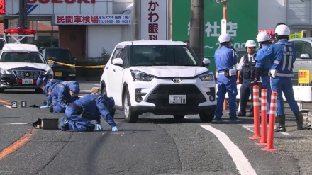 岡山で4人はねる事故、幼児含めた2人が重体