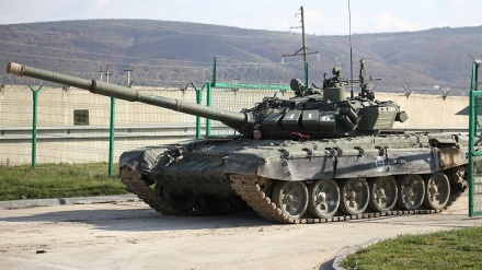 تجهیز پایگاه نظامی ارتش روسیه در تاجیکستان با تانکهای جدید