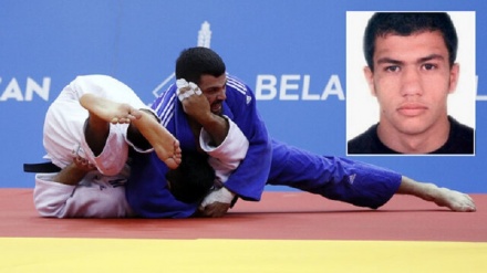 Cezayirli judocu Filistin halkının ülkülerini destekliyor