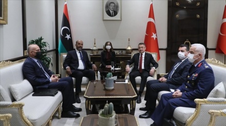 Erdoğan Yardımcısı ile Libya Başkanlık Konseyi Başkan Yardımcısı görüştü