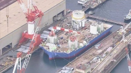 広島･呉で、“世界最大規模” 洋上風力発電の作業船を公開