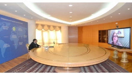 Türkmenistanyň Ýewropanyň Täzeleniş we Ösüş Banky bilen özara hereketleriniň ileri tutulýan ugurlaryna garaldy