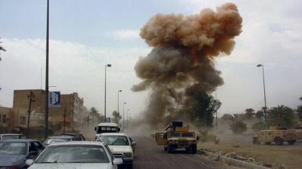  حمله به کاروان لجستیک ارتش تروریست آمریکا در مرکز عراق