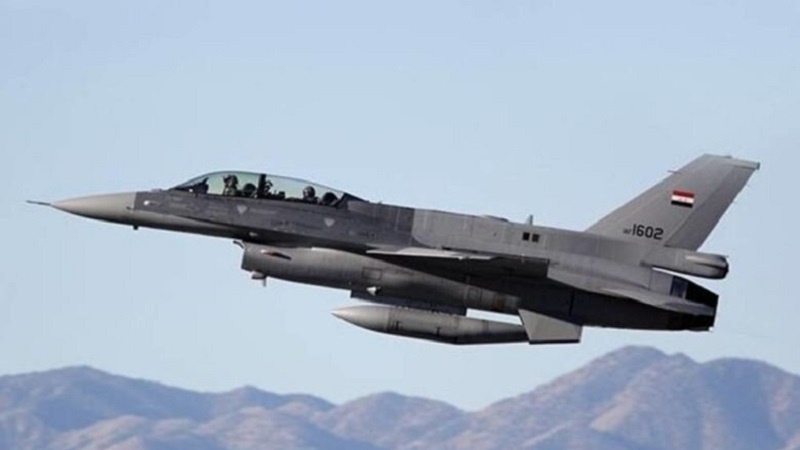 伊拉克F-16战机空袭萨拉赫丁省恐怖分子藏身处