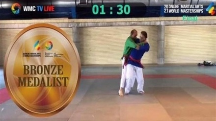 伊朗Kurash摔跤队在虚拟比赛中获得三枚铜牌