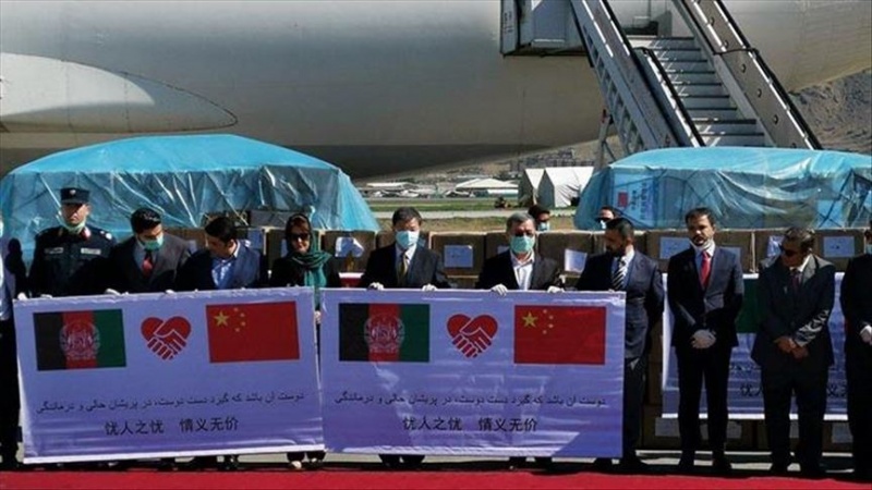 中国一批人道主义援助物资运抵阿富汗