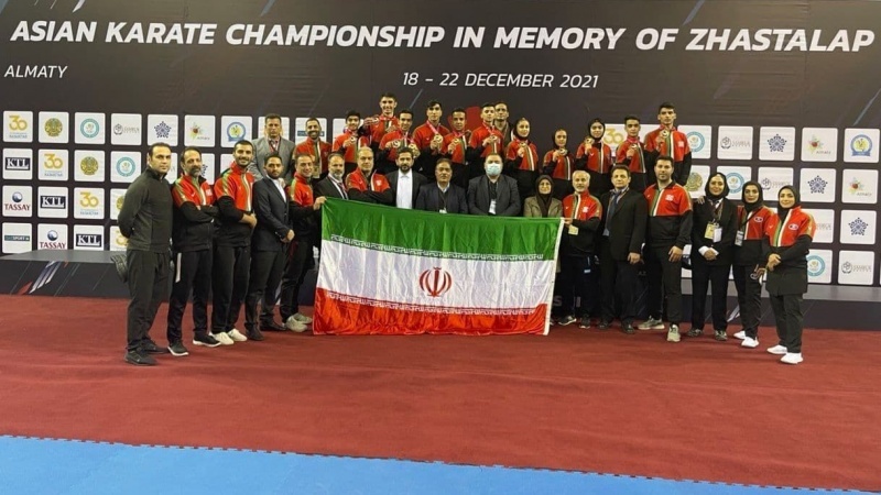 تیم ملی کاراته ایران قهرمان قاره آسیا شد