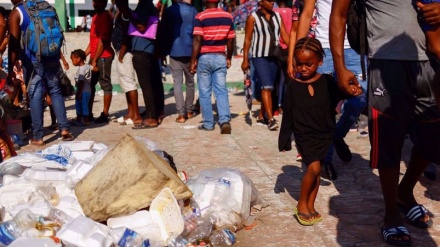 Haitian migrants stuck in southern Mexican city ask for asylum