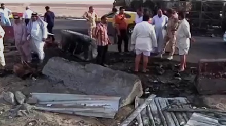 Басрада даҳшатли портлаш юз берди (видео)