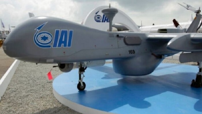 Drone IAI Harop buatan Israel.