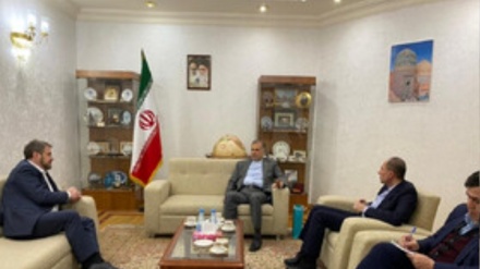 İran Büyükelçisi Rusya-İran Ticaret Konseyi Başkanı ile görüştü