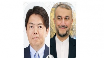 Telefongespräch zwischen den Außenministern Irans und Japans