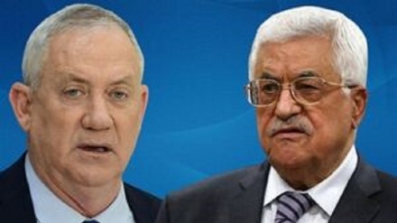 Mahmoud Abbas a casa del ministro della Guerra del regime sionista