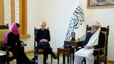 دیدار نماینده ویژه سازمان ملل با معاون نخست وزیر دولت طالبان