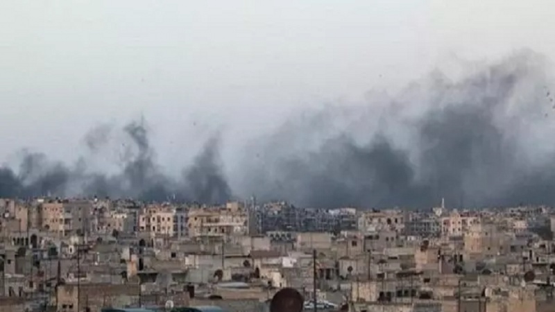 俄罗斯空袭叙利亚征服沙姆阵线阵地