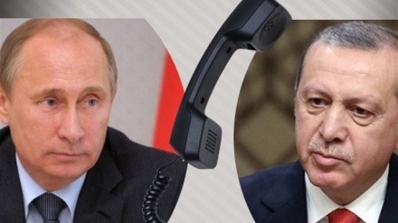 הנשיא הרוסי פוטין שוחח עם הנשיא של טורקיה ארדואן