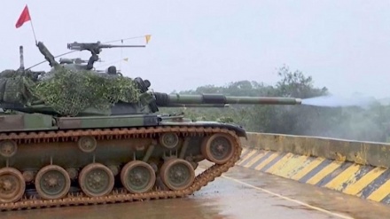 Taipei holds live-fire drill amid tensions with mainland China