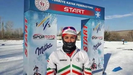 伊朗运动员在土耳其国际越野滑雪比赛打破纪录