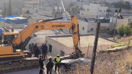 Israeli regime razes another Palestinian home in al-Quds