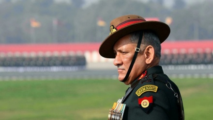  Helicopter carrying India's military chief crashes 