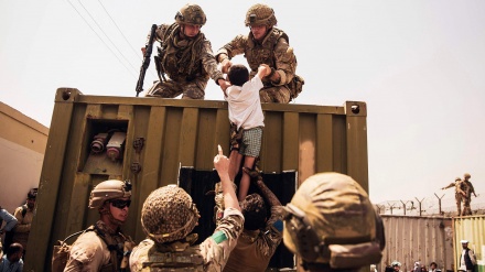 アフガン人の子ども１４００人以上が、親と生き別れ米へ