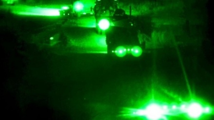 انفجار بمب در مسیر کاروان لجستیک ارتش تروریست آمریکا در مرکز عراق