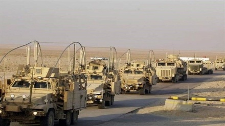 هدف قرار گرفتن یک کاروان پشتیبانی ارتش آمریکا در عراق 