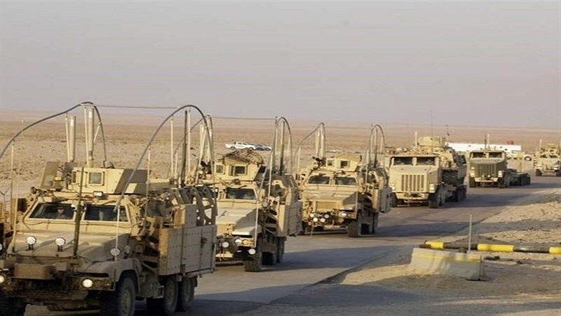 هدف قرار گرفتن یک کاروان پشتیبانی ارتش آمریکا در عراق