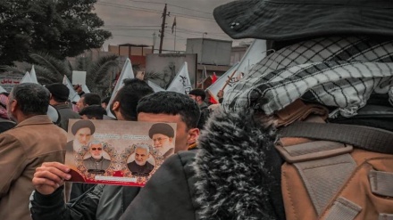 Jutaan Orang Peringati Haul Syahid Soleimani dan Abu Mahdi di Baghdad