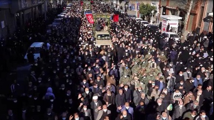 Tasyi' Delapan Jenazah Shohada-e Ghomnam di Rasht