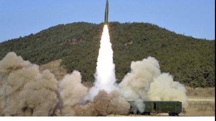 朝鲜试射战术制导导弹