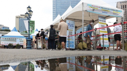 韩单日确诊病例呈下降趋势 