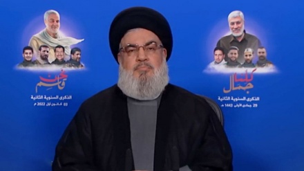 Nasrullah: Kupuuza uwepo wa US nchini Iraq, ni sawa na kumuua tena shahidi Soleimani