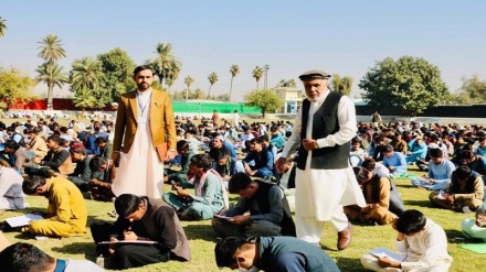 آغاز آزمون های دانش آموزان در مناطق گرمسیر افغانستان 