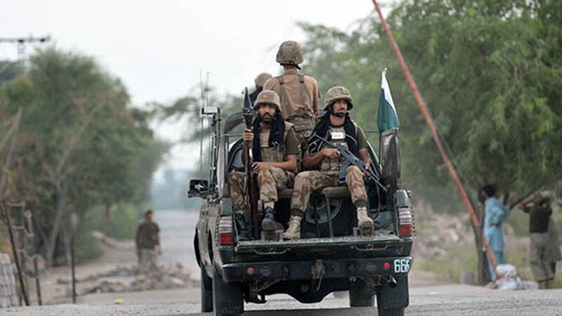 حمله تروریستی به ارتش پاکستان در ایالت بلوچستان