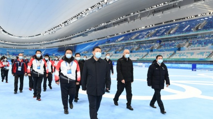 中国主席考察2022年冬奥会、冬残奥会筹办备赛工作