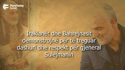 Irakianët dhe Bahrejnasit demonstrojnë për të treguar dashuri dhe respekt për gjeneral Sulejmanin