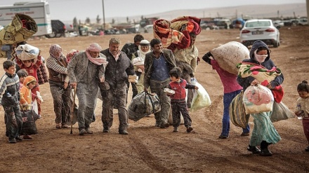 土耳其袭击叙利亚哈塞克省导致数百叙利亚家庭成为难民