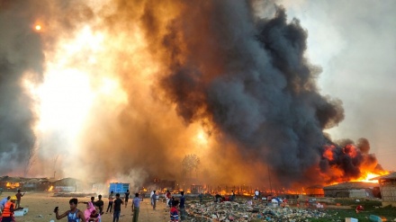 Kuchomwa moto kambi ya wakimbizi ya Waislamu wa Rohingya 