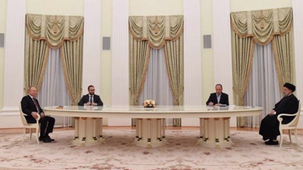 1er tête-à-tête Raïssi – Poutine 