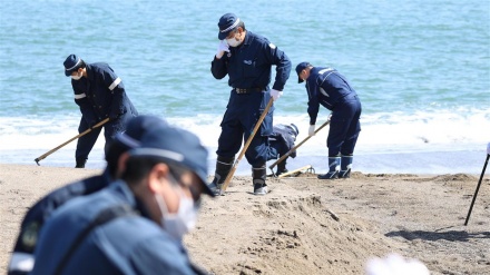 福島・いわきの海岸で不明者の捜索、東日本大震災から10年10か月