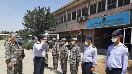 伊朗防空部队司令阿米尔•萨巴法德参观德黑兰防空区