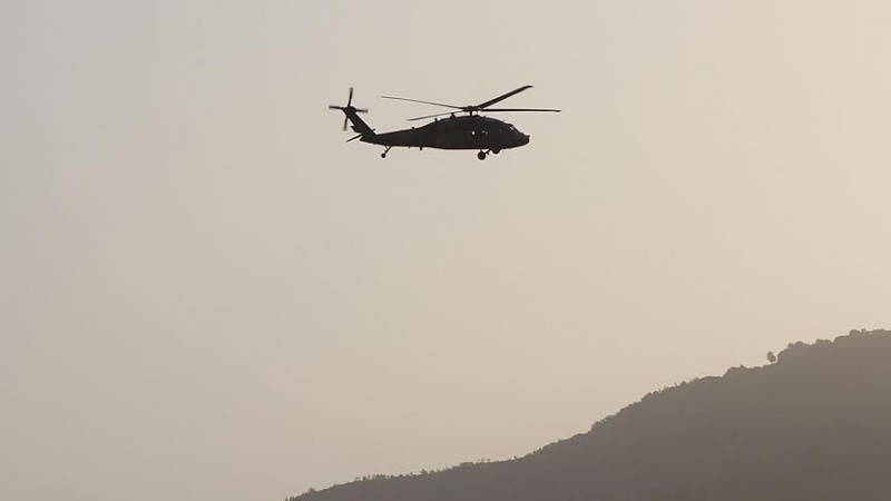 突尼斯一架军用直升机坠毁