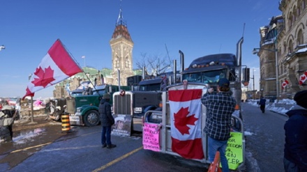 Covid: protesta camionisti Canada blocca principale ponte con Usa