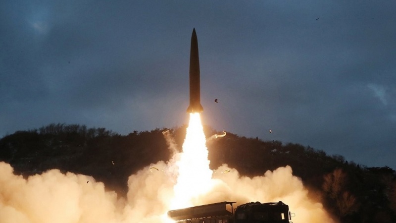 韓国型ミサイル防衛（ＫＡＭＤ）の主力兵器である長距離地対空ミサイル（ＬＳＡＭ）の発射実験