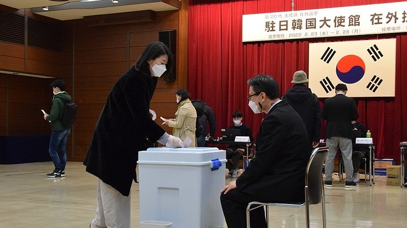韓国大統領選の在外投票