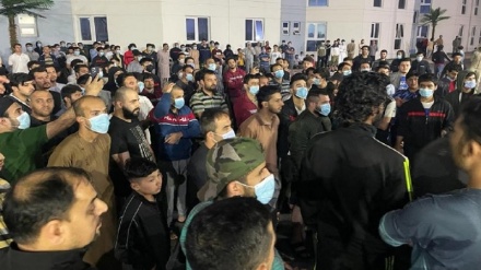 شب سوم اعتراض پناهجویان افغان در کمپ ابوظبی