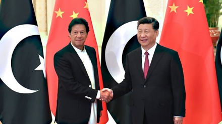 习近平与巴基斯坦总理伊姆兰·汗会面