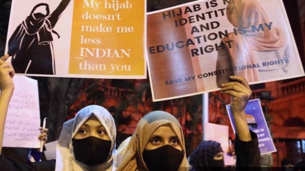 Protests over hijab ban in schools spread across India