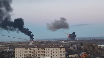 Россия армияси украина шаҳарларига авиазарбалар берди (видео)